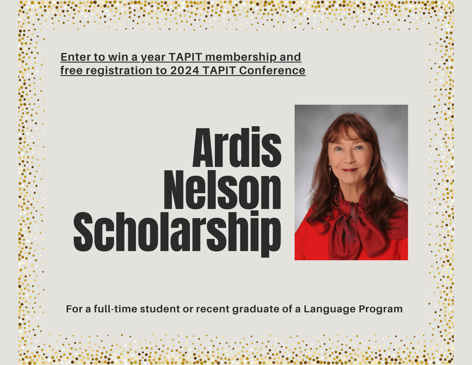 2024 Ardis Nelson Scholarship