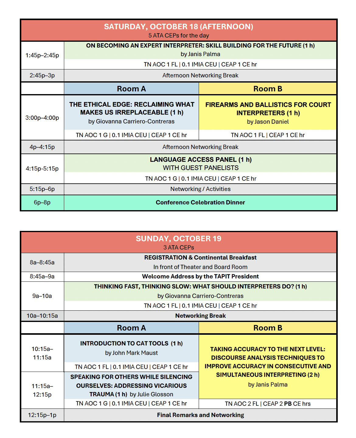 Schedule Page 2 Schedule Page 2