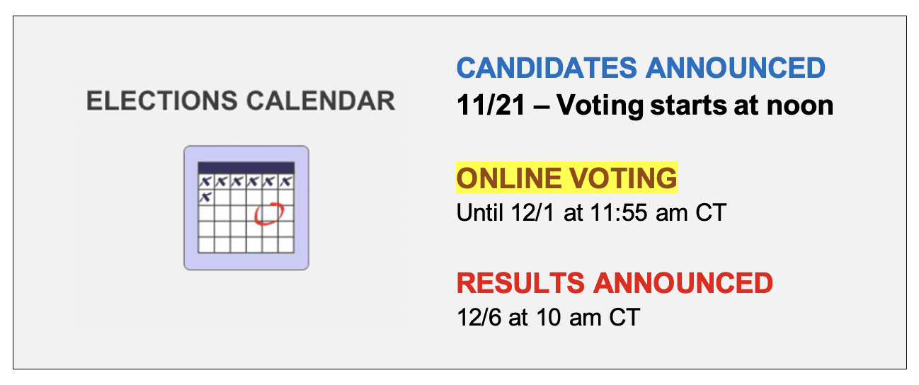 Election Schedule